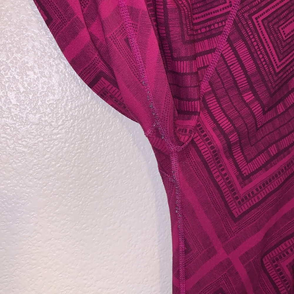 Fabletics Salar Printed Powerhold Leggings Mulber… - image 6